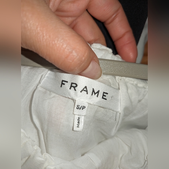 8. NWOT FRAME OFF THE SHOULDER BILLOW TOP - Picture 7 of 10